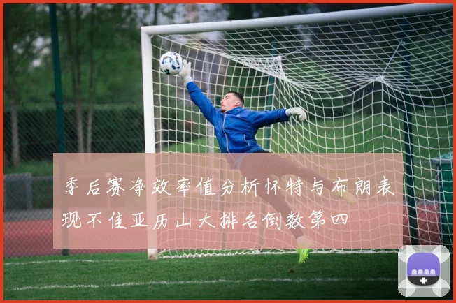 季后赛净效率值分析怀特与布朗表现不佳亚历山大排名倒数第四